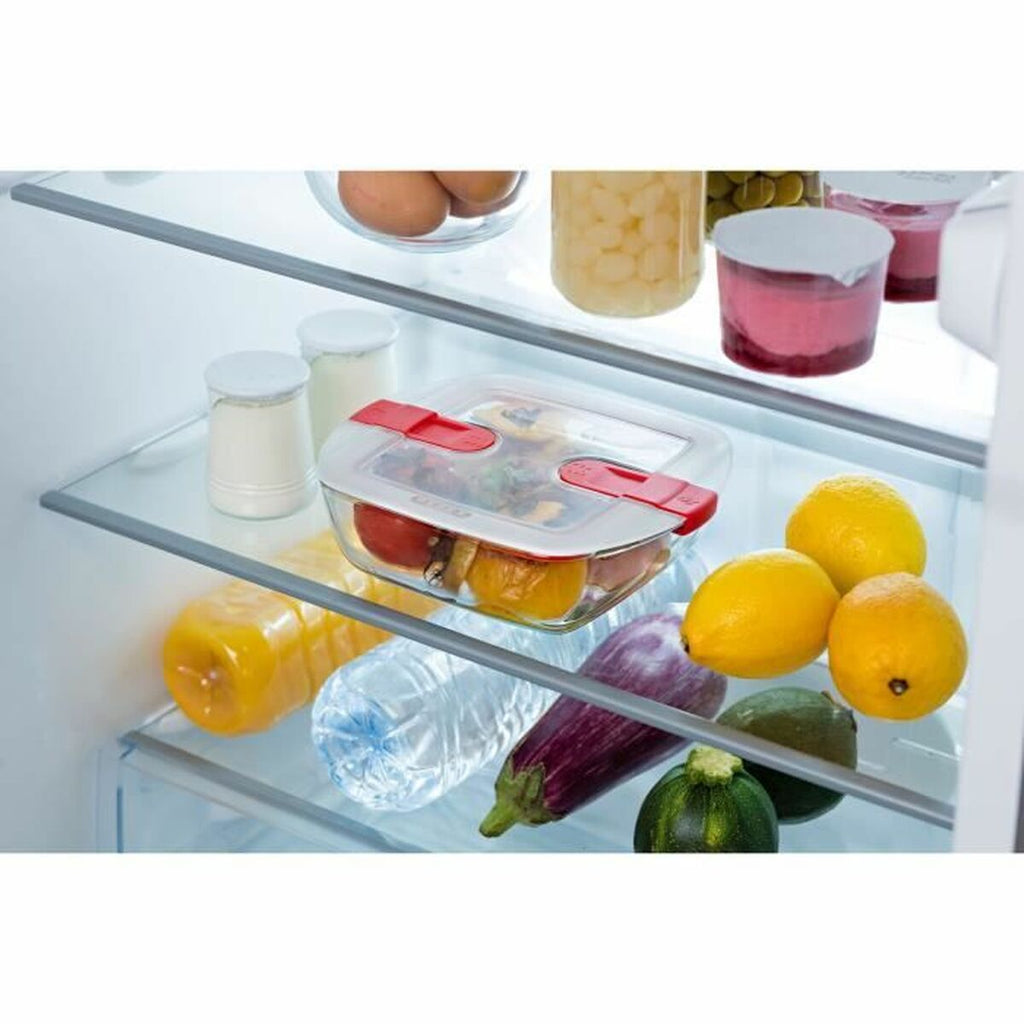 Set de 3 recipientes Pyrex de vidrio, 1 L, aptos para microondas — imagen 5