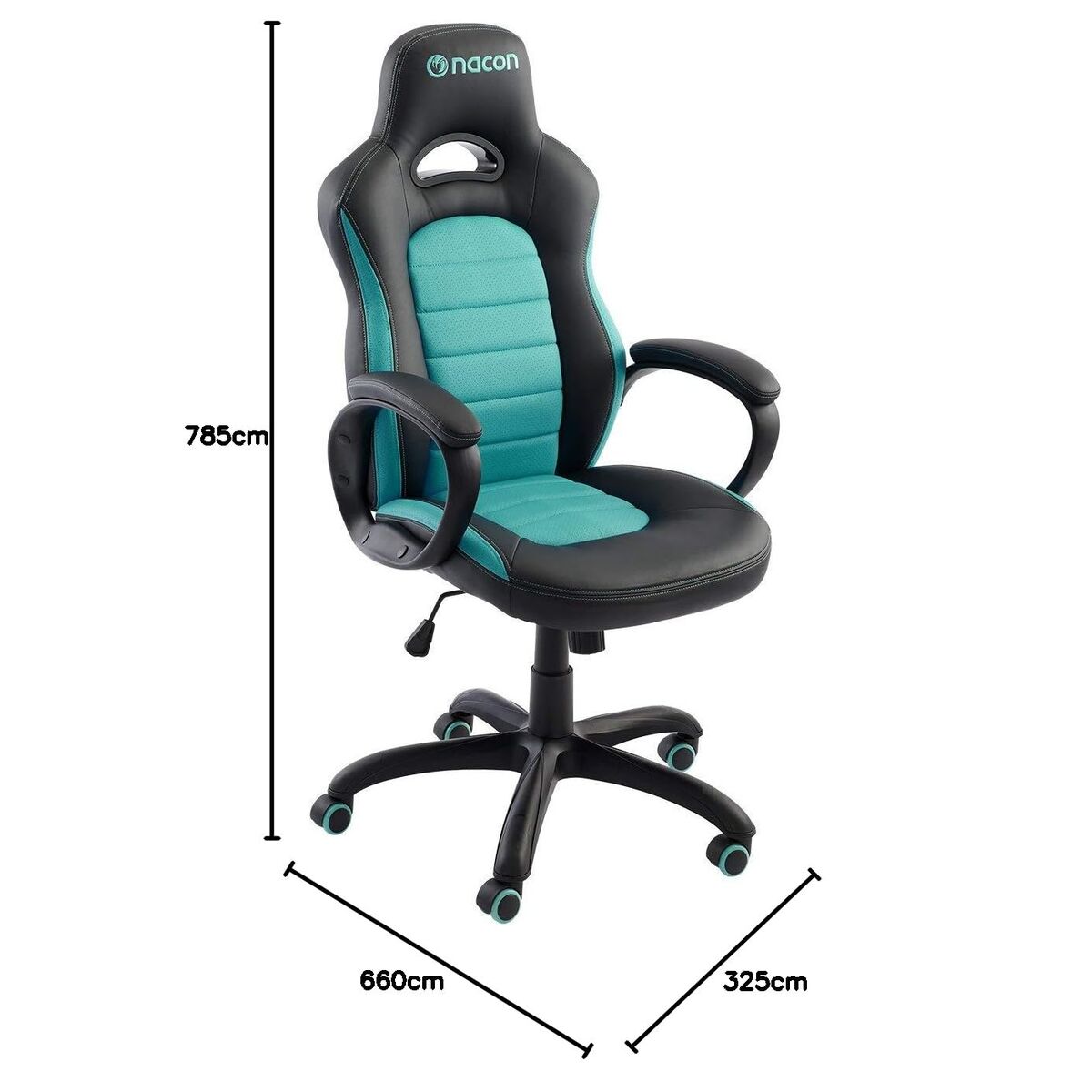 Silla gaming Nacon PCCH-350 negra, universal — imagen 8