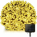 Guirnalda de luces LED solar, 400 luces, 33,9 m