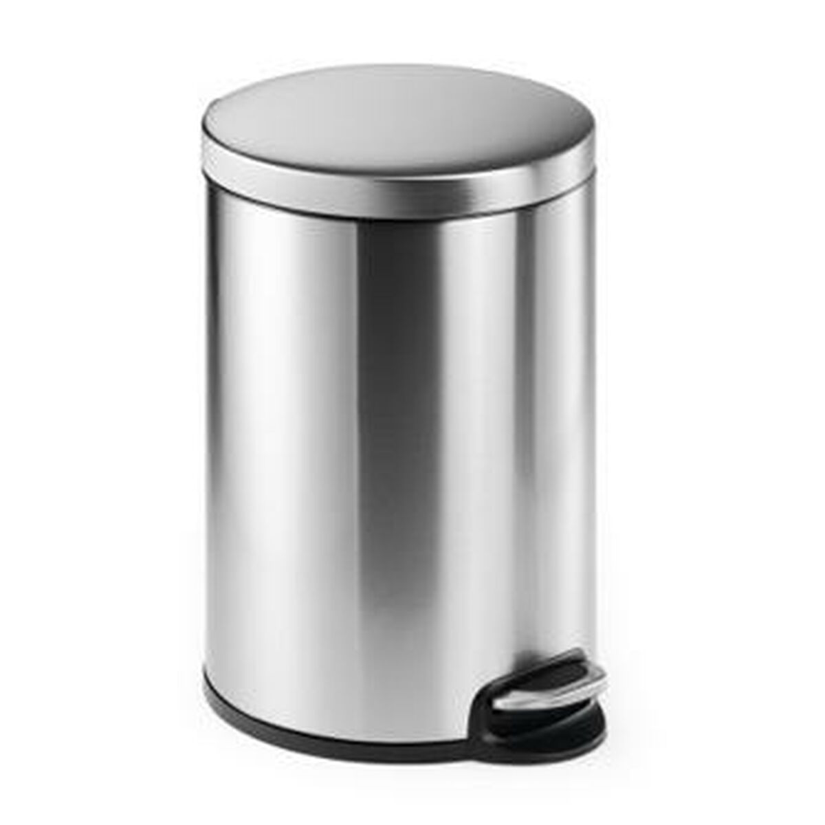 Cubo para basura redondo de acero inoxidable, 20 L