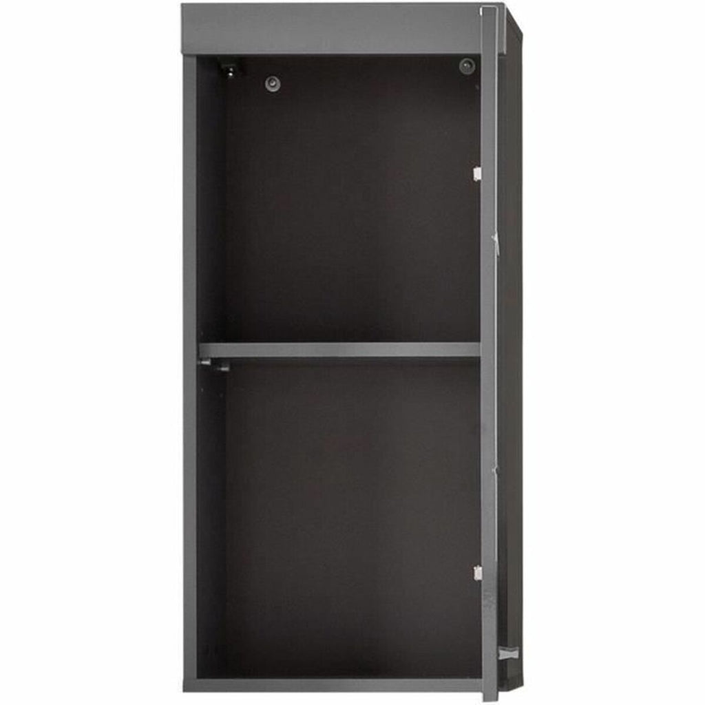 Estantería de baño gris de aglomerado, 37 x 77 x 23 cm — imagen 3