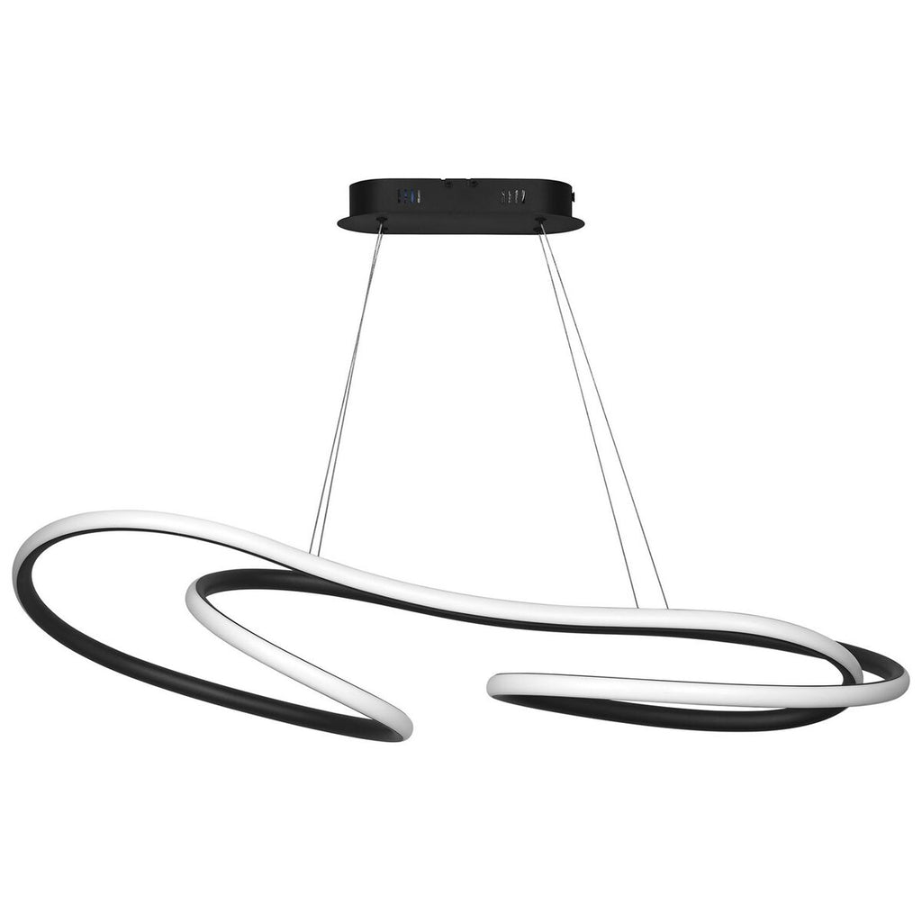 Lámpara de techo LED Activejet, blanco y negro, 64 W, 120 cm — imagen 2