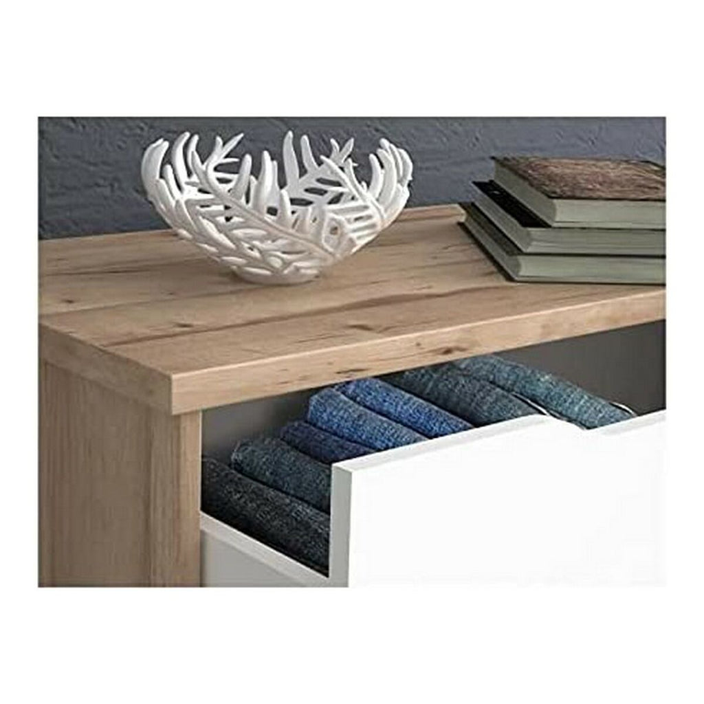 Cajonera de madera con detalles en roble, 3 cajones — imagen 6
