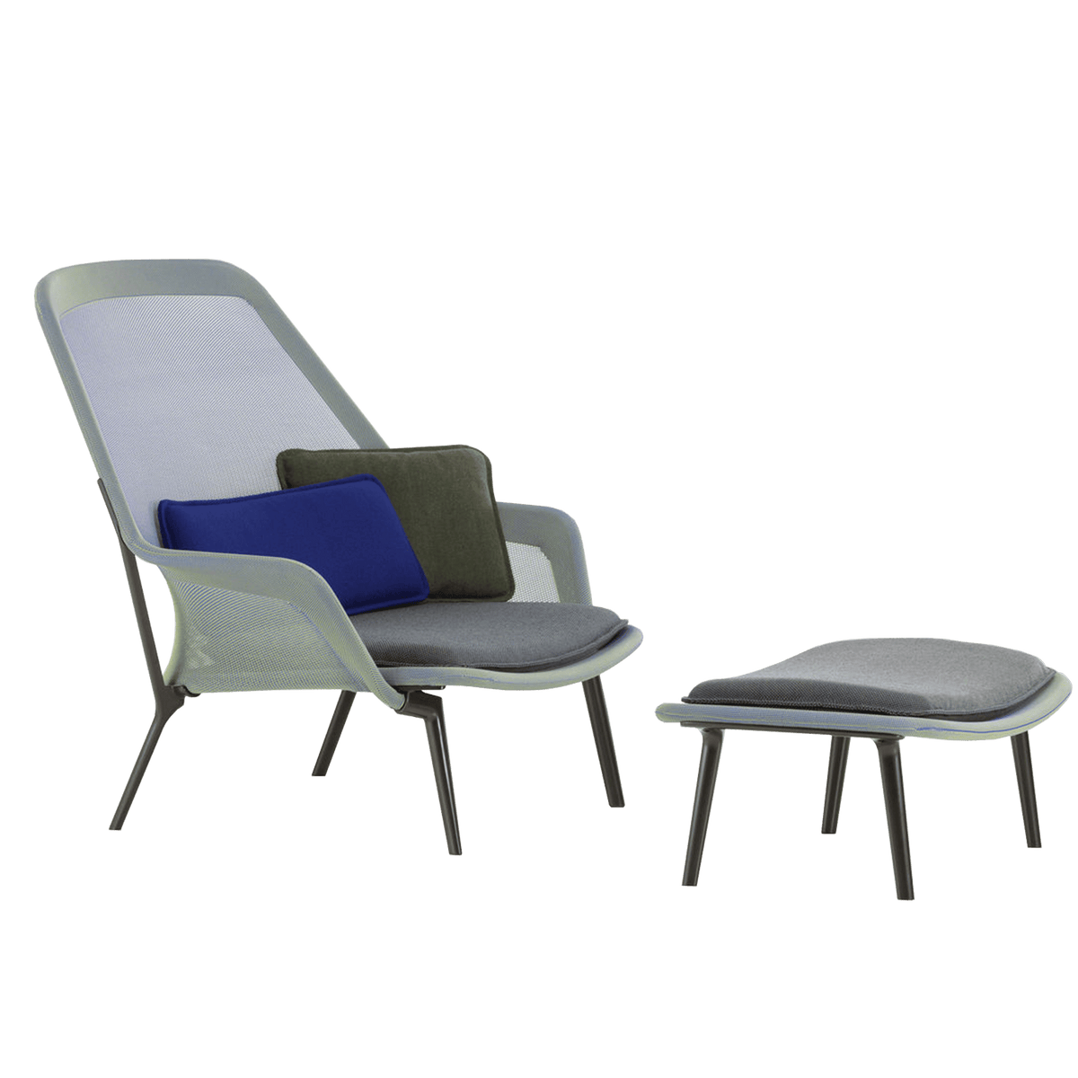 Vitra Slow Chair und Ottoman Sessel