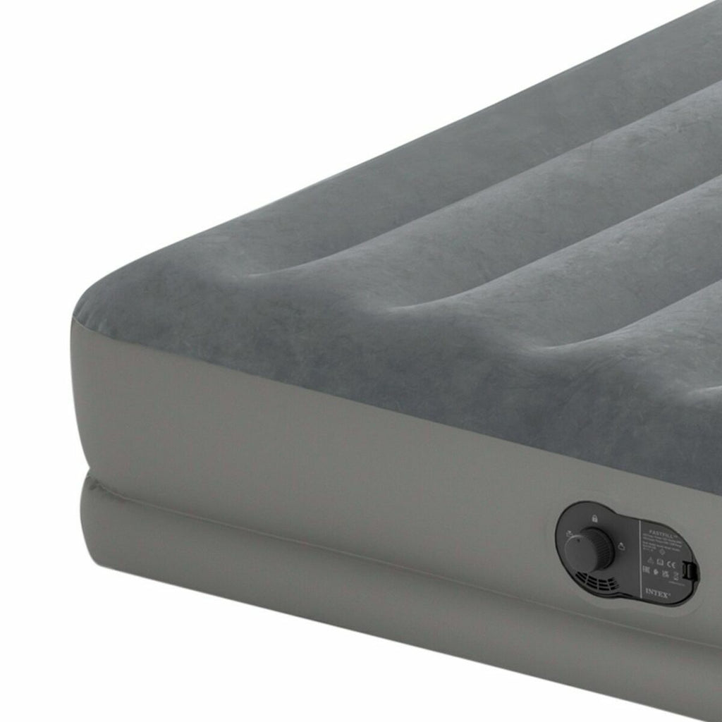 Cama hinchable Intex gris, 152 x 30 x 203 cm — imagen 2