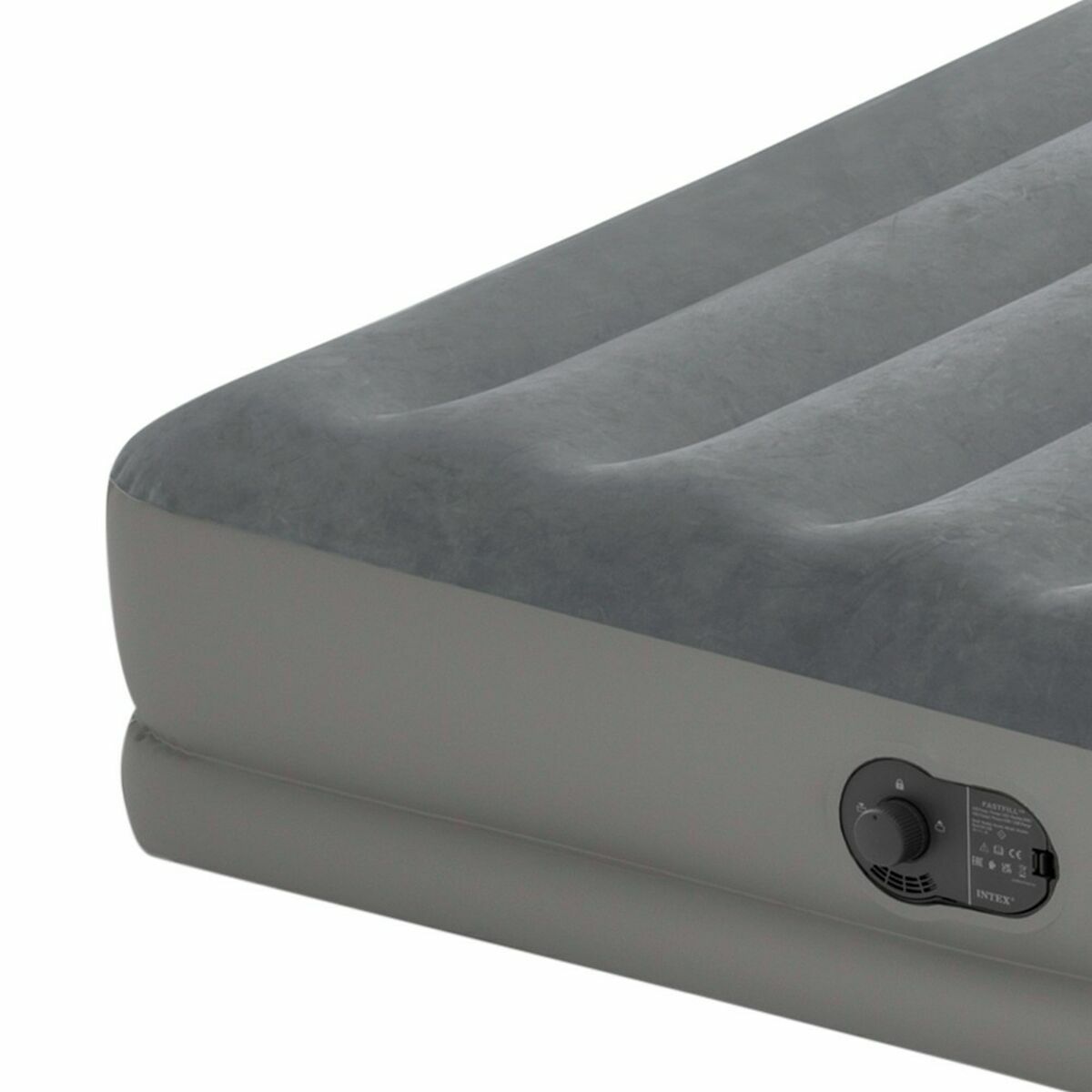 Cama hinchable Intex gris, 152 x 30 x 203 cm — imagen 2
