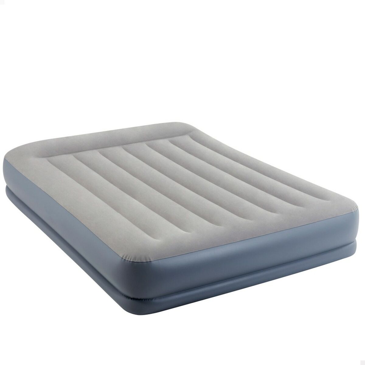 Cama hinchable doble con motor, 152 x 30 x 203 cm
