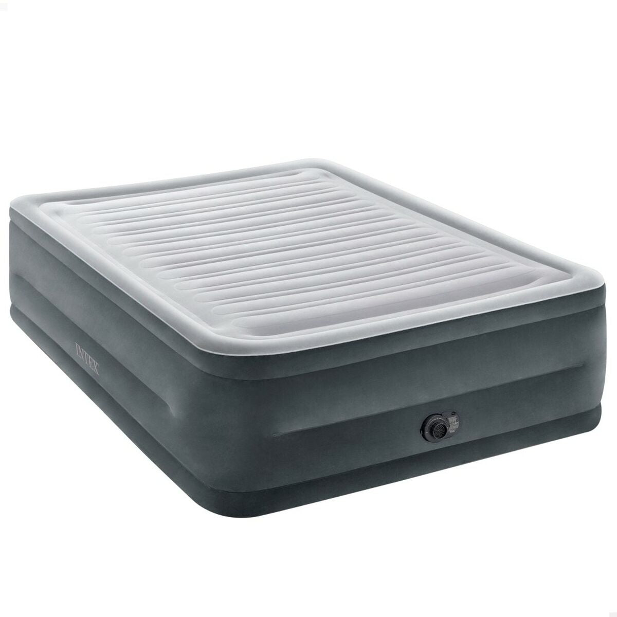Cama hinchable Intex Fiber-Tech gris, 152 x 56 x 203 cm