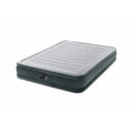 Cama hinchable doble gris, 152 x 33 x 203 cm