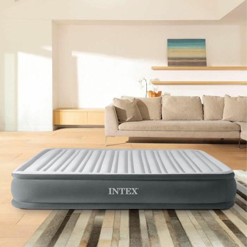 Cama hinchable doble gris, 152 x 33 x 203 cm — imagen 5