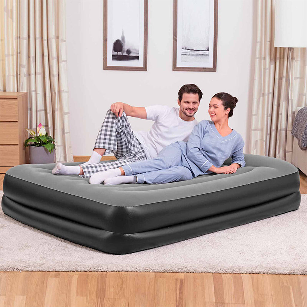 Cama doble hinchable Bestway con motor, 203 x 152 x 46 cm — imagen 4