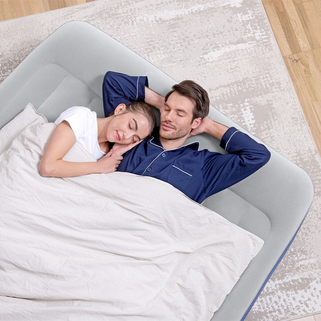 Cama doble hinchable Bestway con motor, 203 x 152 x 46 cm — imagen 3