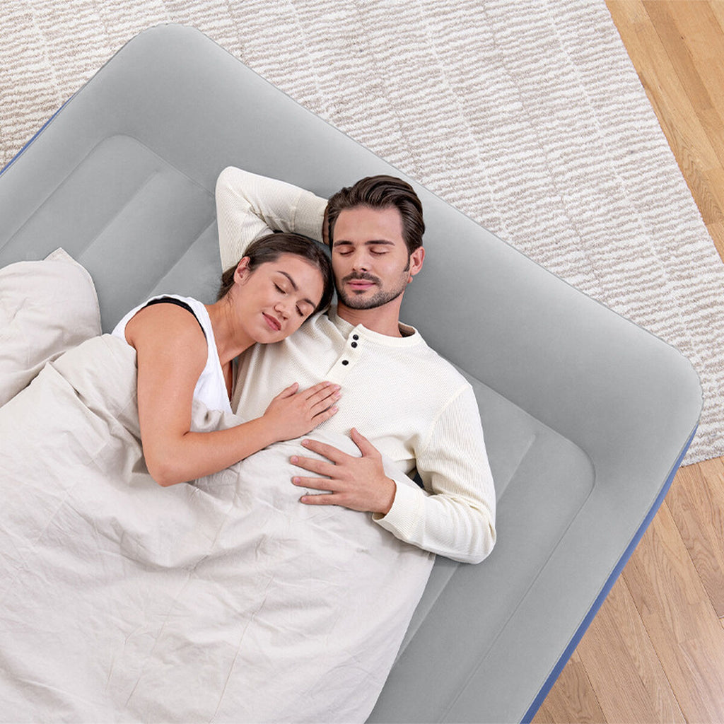 Cama hinchable doble con motor, 203 x 152 x 56 cm — imagen 3