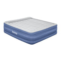 Cama hinchable doble con motor, 203 x 193 x 56 cm