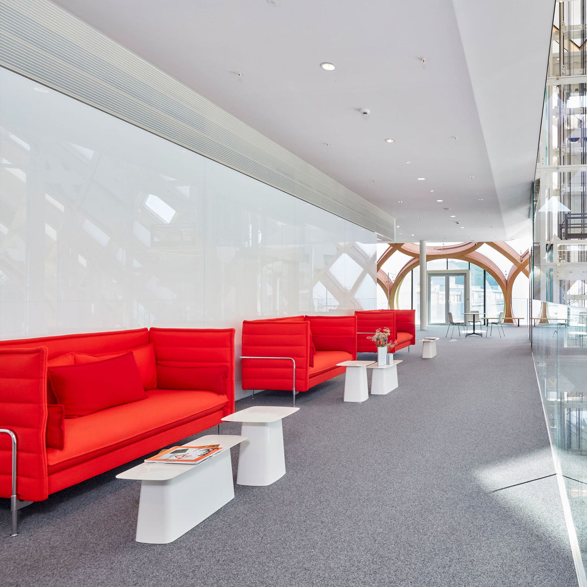 Vitra Alcove Lounge Dreisitzer Sofa