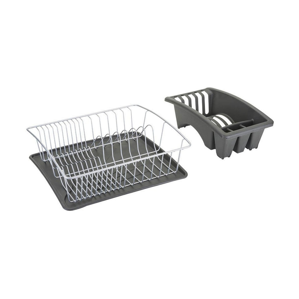 Escurridor de fregadero Metaltex gris, 35 x 30 x 11 cm — imagen 2