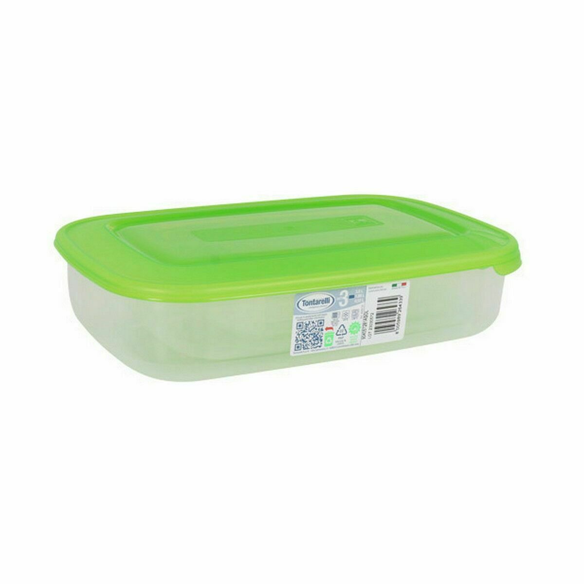 Set de 3 fiambreras rectangulares verdes, 29,6 x 19,8 x 7,7 cm — imagen 2