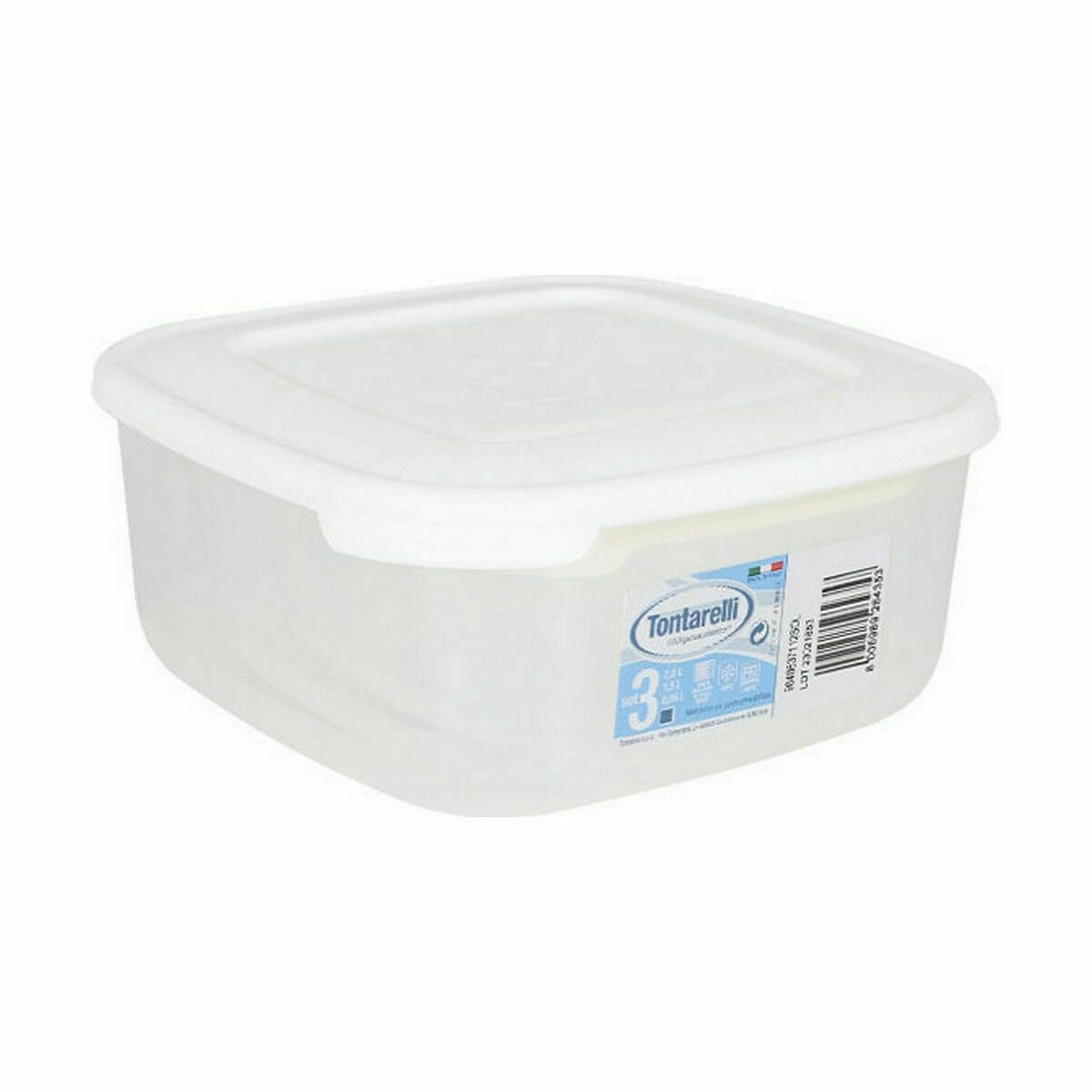 Set de 3 fiambreras blancas, de 1 a 2,5 litros — imagen 2