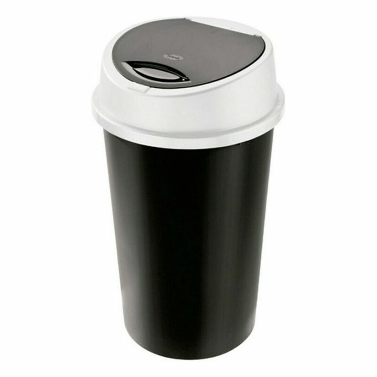 Cubo para basura de 25 L, negro (10 unidades)