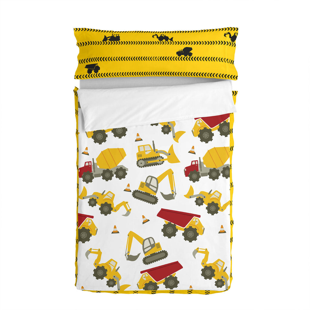 Saco nórdico con relleno de algodón, diseño Mr Fox, cama 105