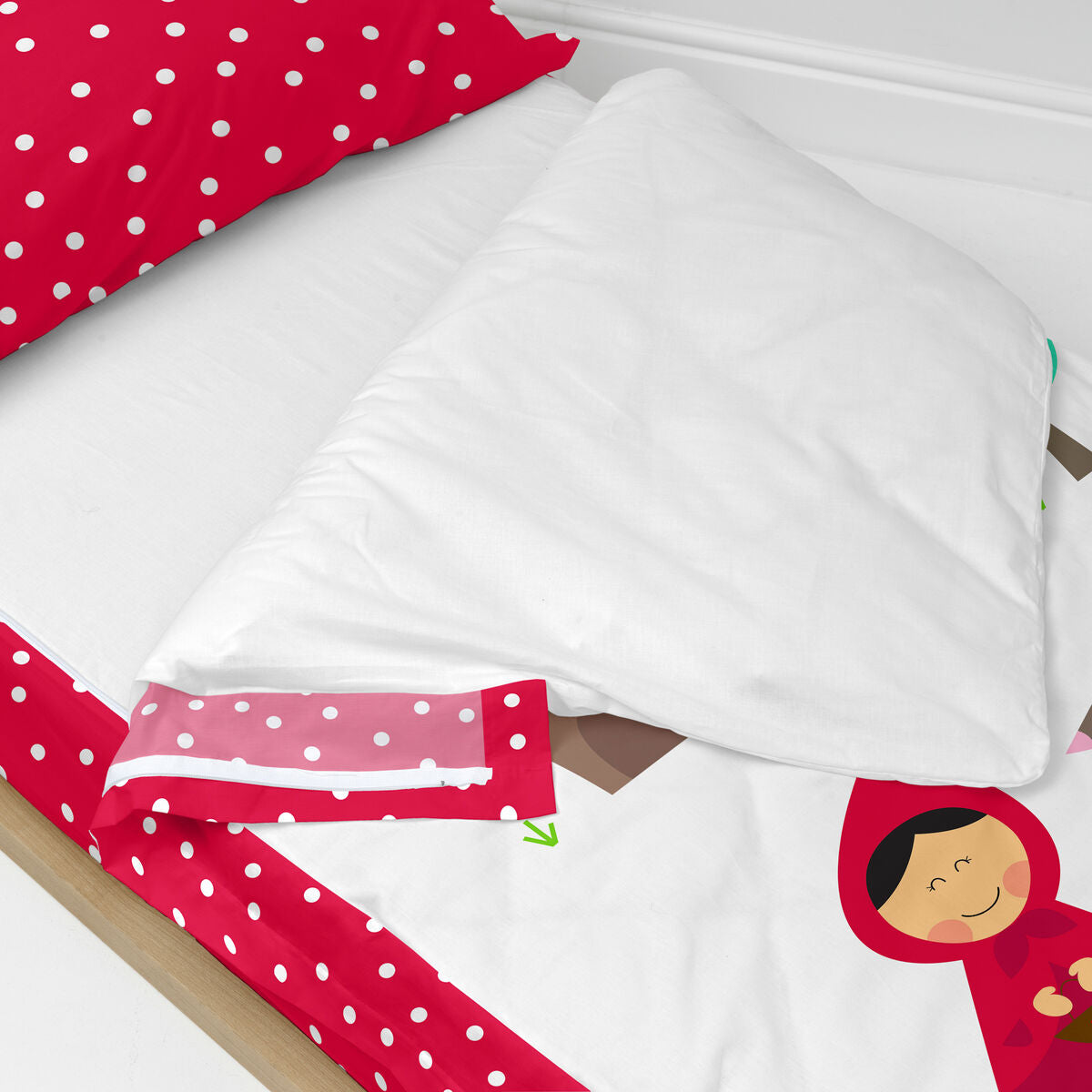 Saco nórdico infantil de algodón, Mr Fox Grandma, cama de 105 — imagen 3