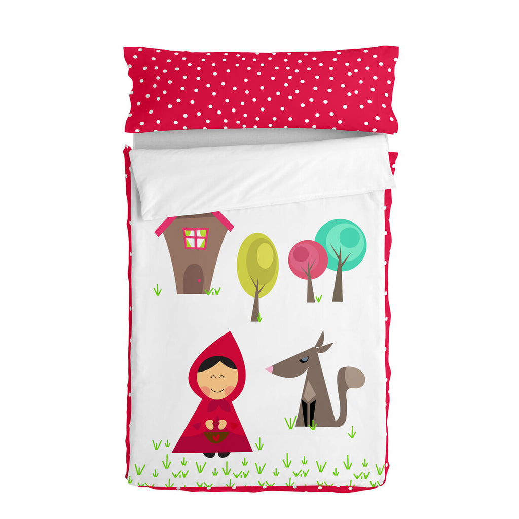 Saco nórdico infantil de algodón, Mr Fox Grandma, cama de 105