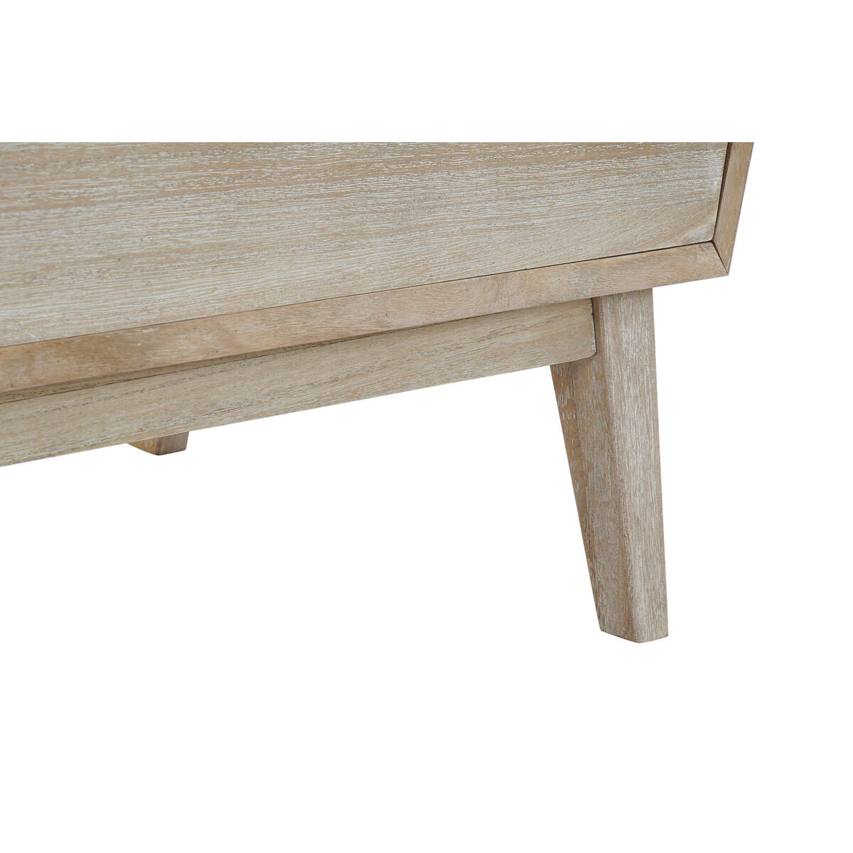 Cajonera de 3 cajones en blanco y natural, diseño hoja — imagen 5