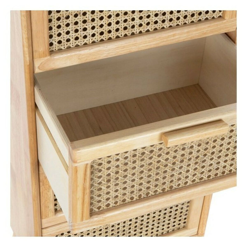 Cajonera de caucho y ratán con rejilla, estilo Bali — imagen 4