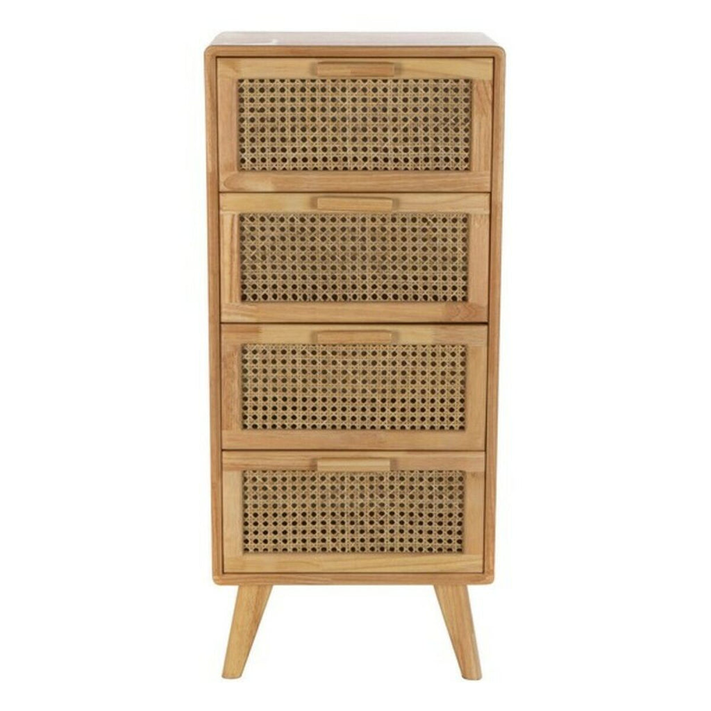 Cajonera de caucho y ratán con rejilla, estilo Bali — imagen 5