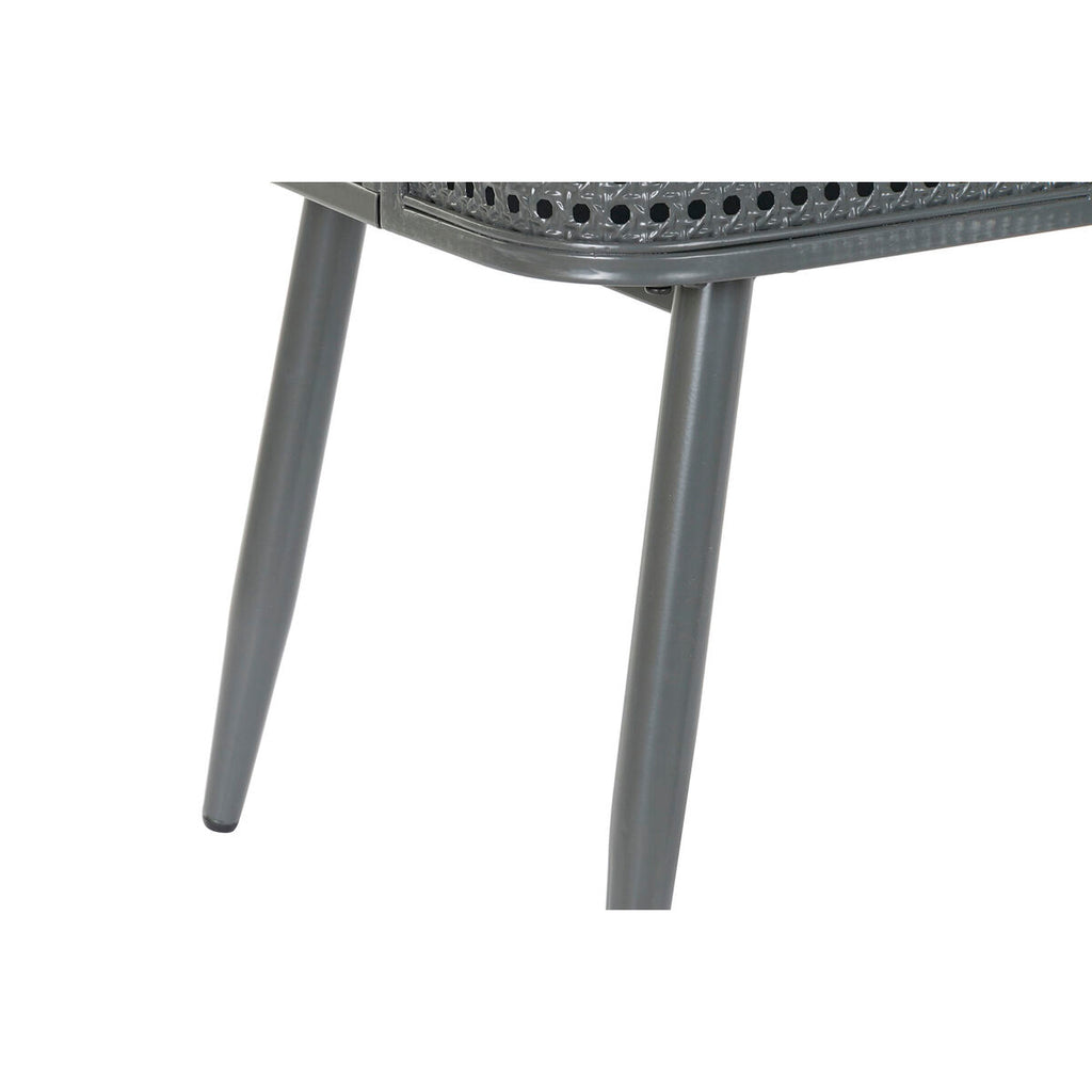 Estantería gris y natural de madera y metal, 79 x 39 x 133 cm — imagen 3