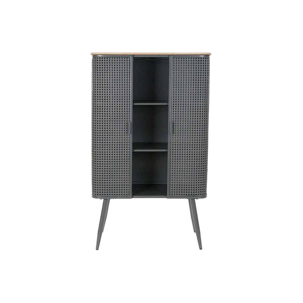 Estantería gris y natural de madera y metal, 79 x 39 x 133 cm — imagen 6