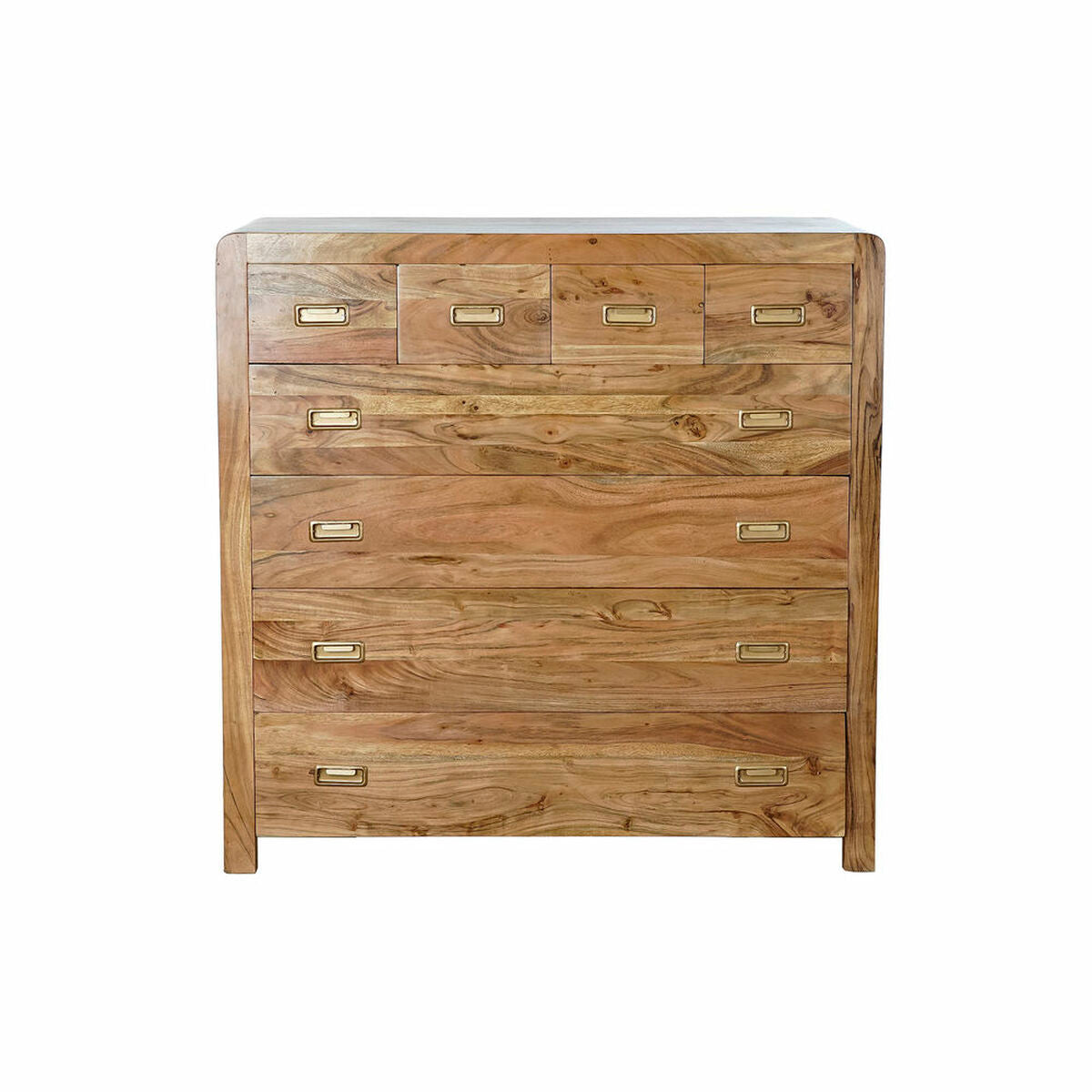 Cómoda colonial de acacia, 108 x 45 x 110 cm