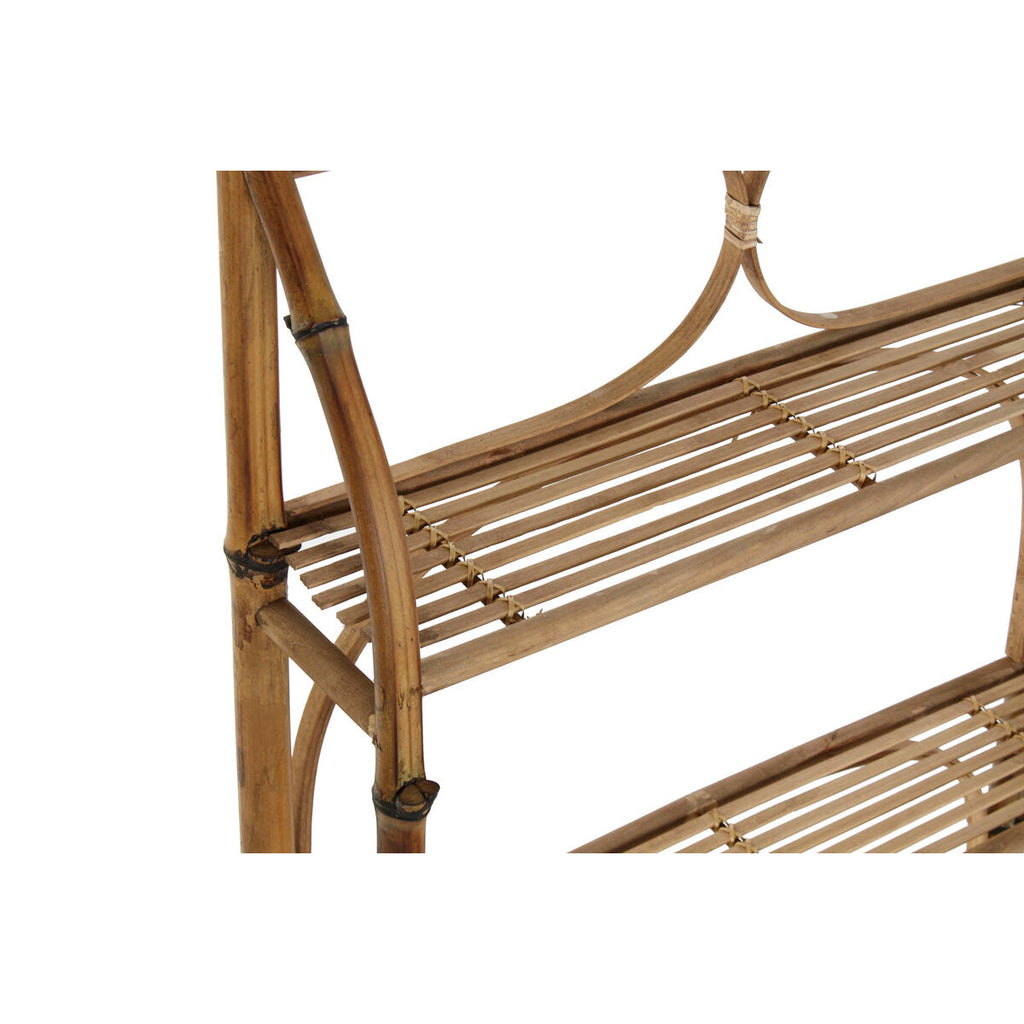 Estantería natural de bambú y ratán con 3 estantes, 62 x 15 x 103 cm — imagen 2
