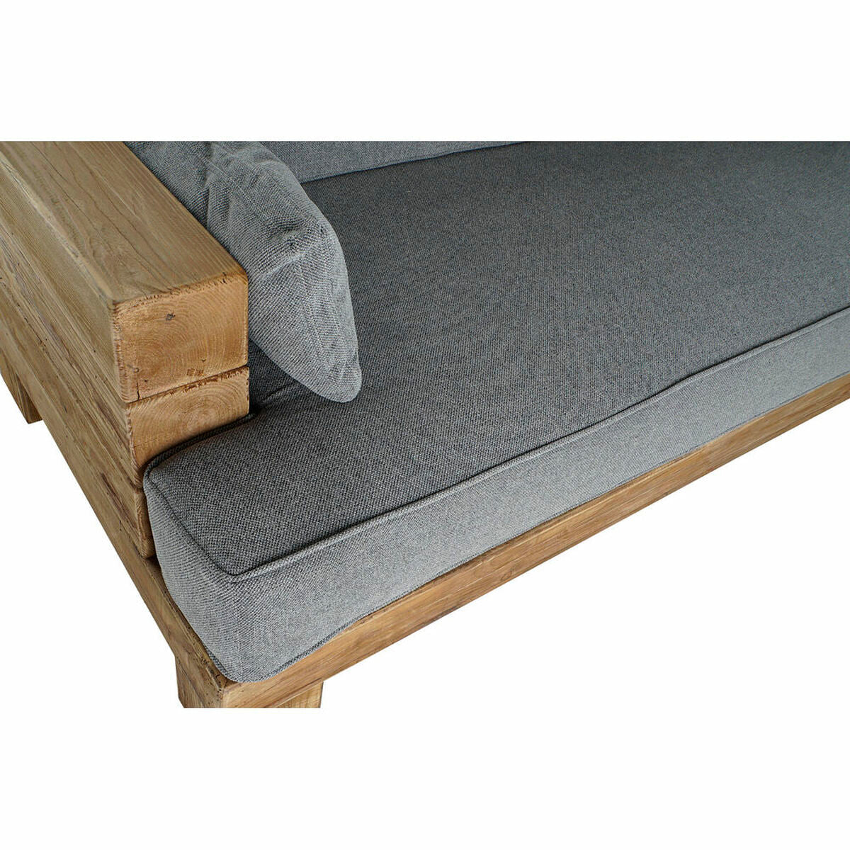 Sofá alpino gris de madera reciclada, 224 x 95 x 82 cm — imagen 2