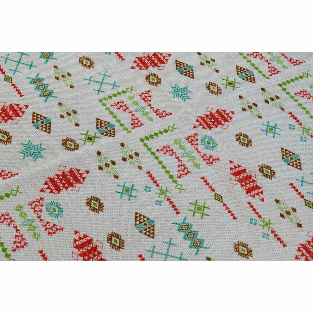 Alfombra bordada de poliéster y algodón, ikat boho, pack de 2 — imagen 4