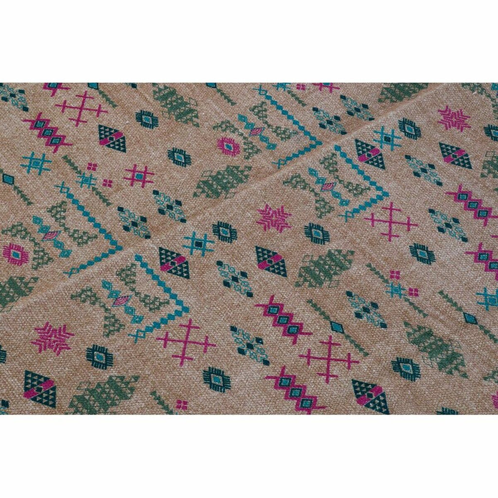 Alfombra bordada de poliéster y algodón, ikat boho, pack de 2 — imagen 2