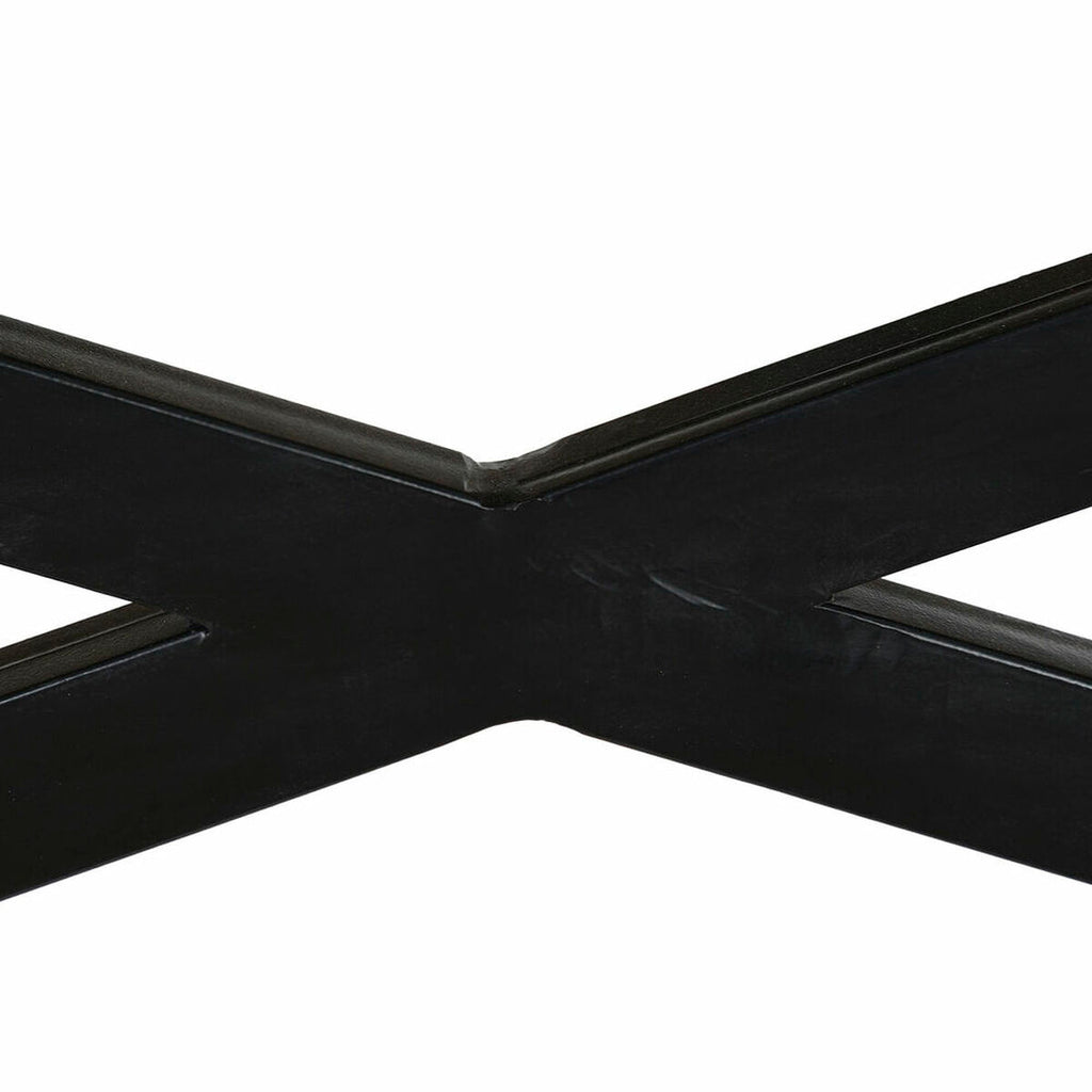 Mesa de centro con bandeja de madera y metal, 120 x 120 cm — imagen 7