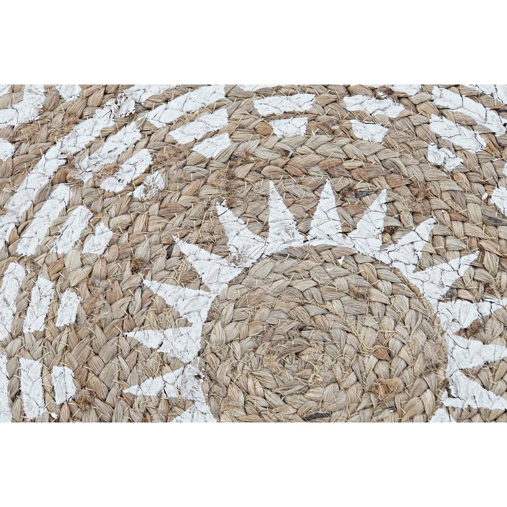 Alfombra cuadrada de mandala en marrón, 200 x 200 cm