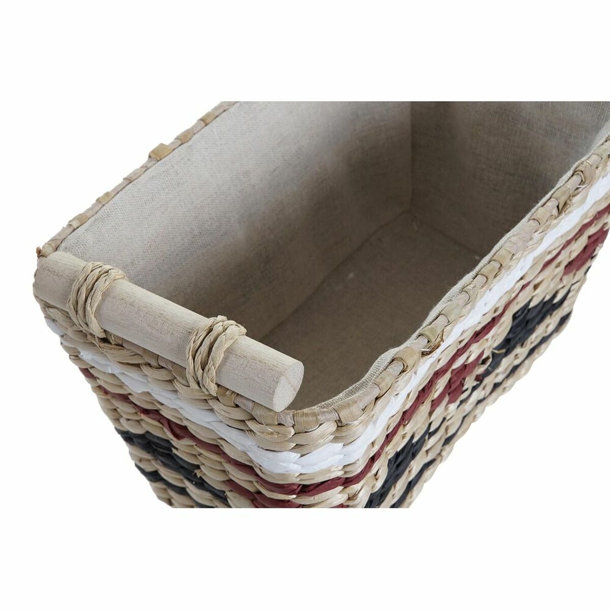 Juego de 3 cestas de fibra natural, 39 x 27 x 24 cm — imagen 3