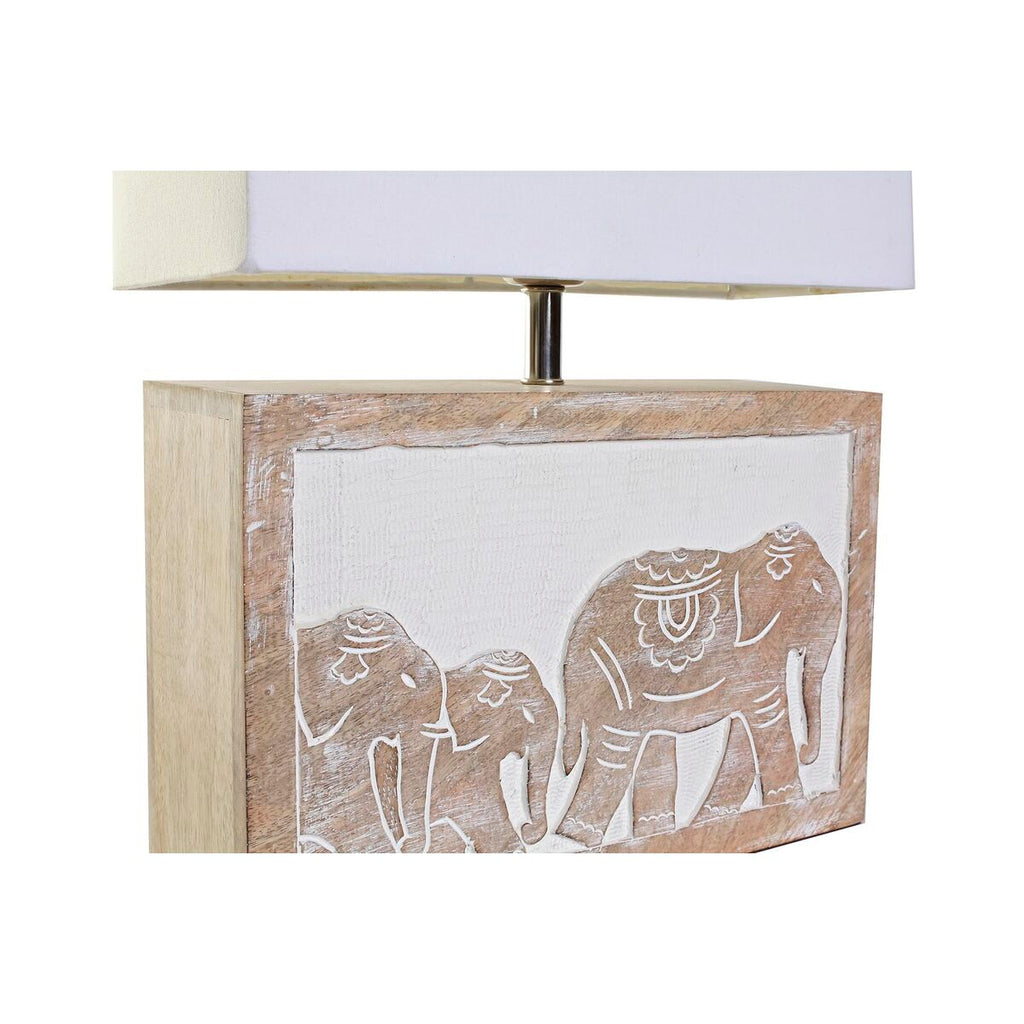 Lámpara de mesa de madera de mango, 33 x 12 x 41 cm — imagen 2