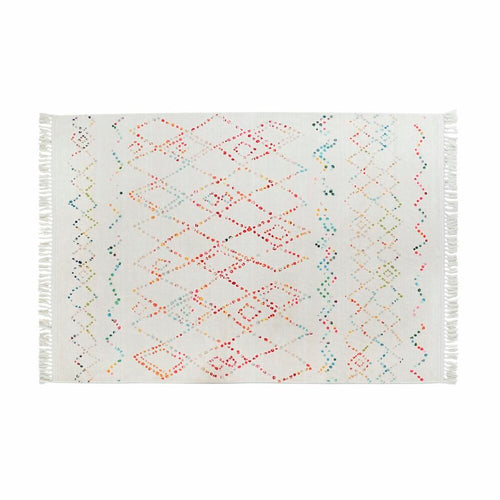 Alfombra multicolor con rombos, 600 g/m², 160 x 230 cm