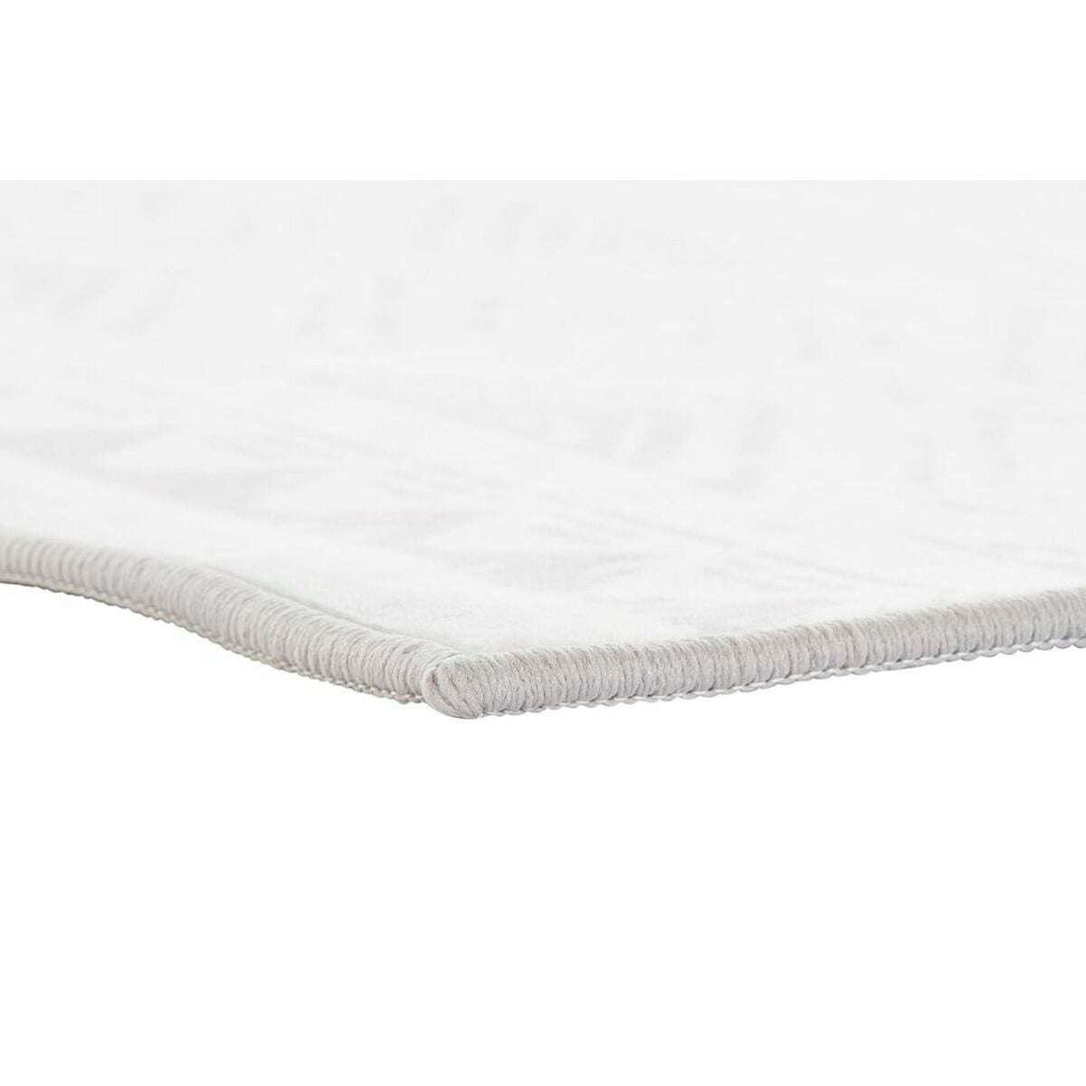 Alfombra de poliéster con estampado Ikat, beige y blanco, 200 x 290 cm — imagen 2