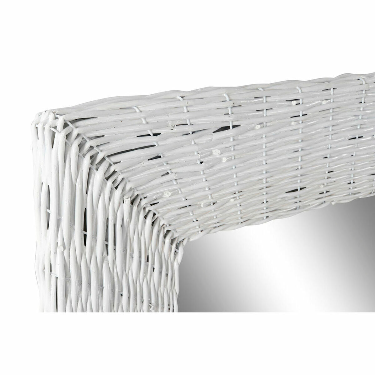 Espejo de pared cottage trenzado hecho a mano, 87 x 4 x 147 cm — imagen 2