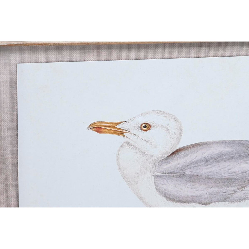 Cuadro tradicional con pájaros, cristal y abeto, 70 x 2,5 x 50 cm — imagen 3