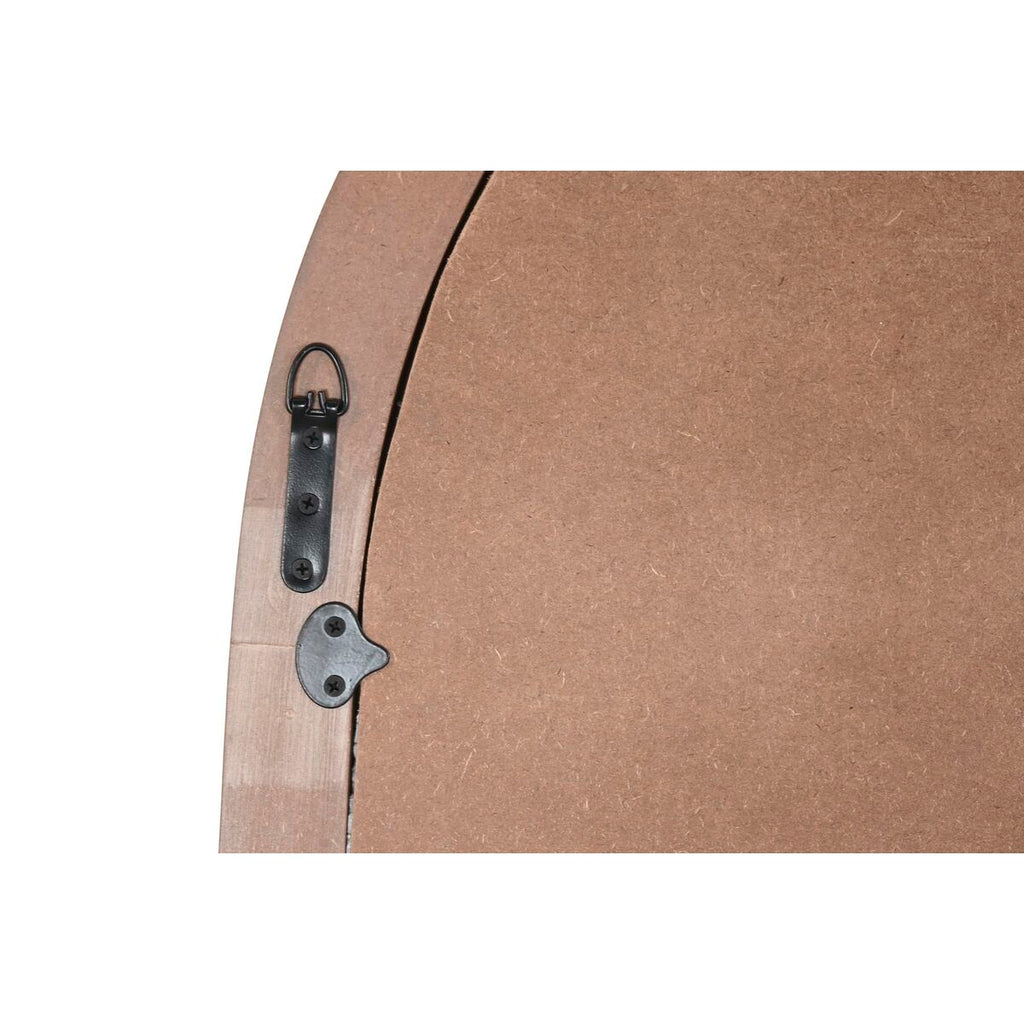 Espejo de pared ovalado con marco de madera decapé, 160 cm — imagen 3