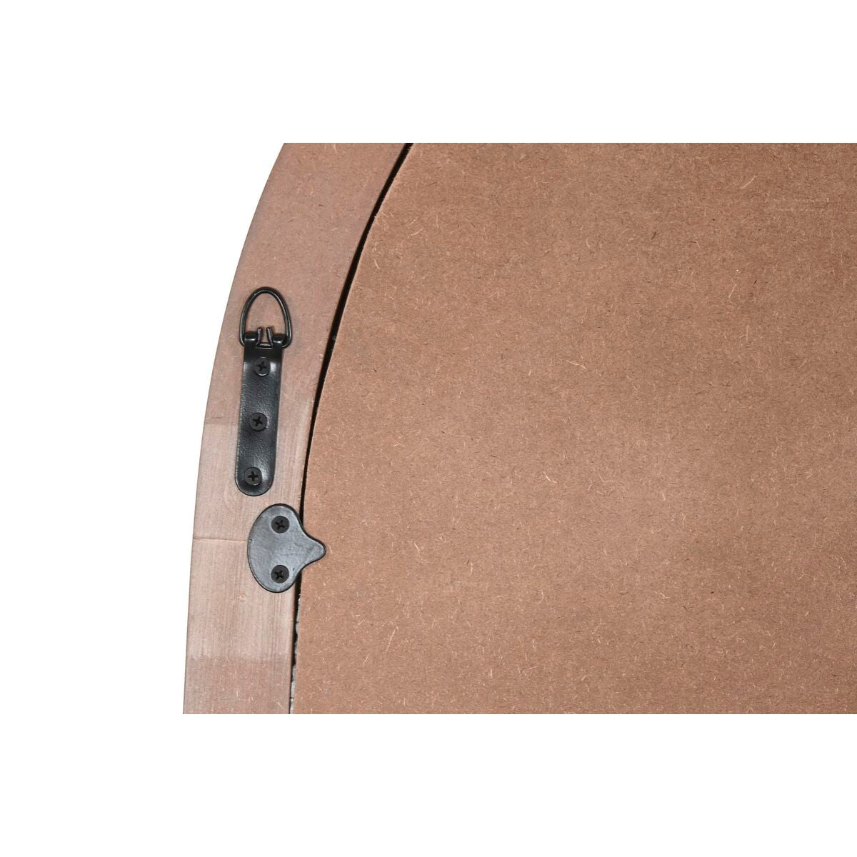 Espejo de pared ovalado con marco de madera decapé, 160 cm — imagen 3