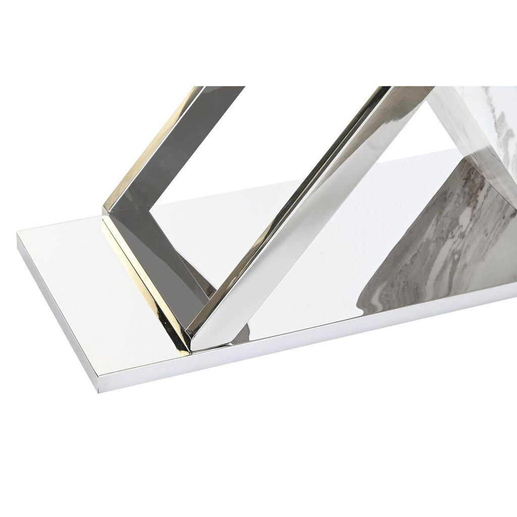 Recibidor de cristal y acero, 120 x 40 x 75 cm — imagen 2