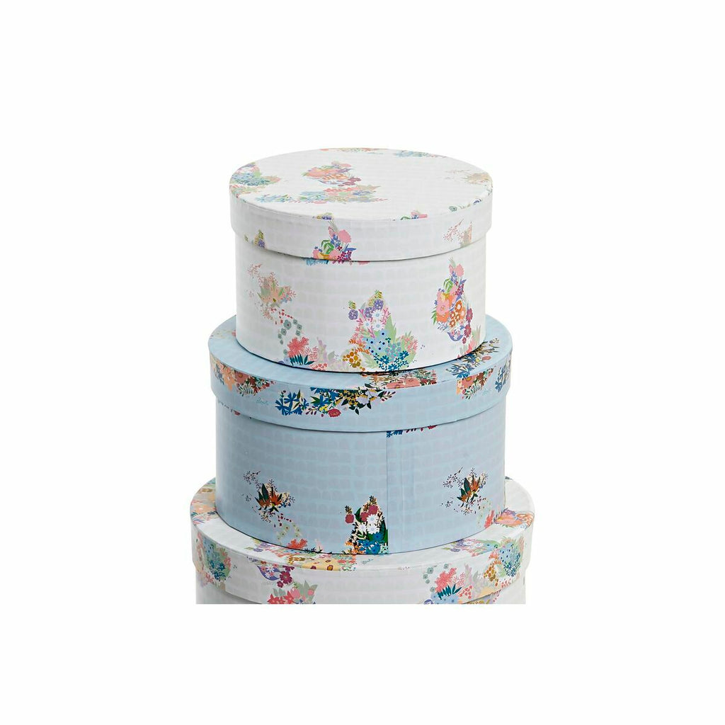Set de cajas organizadoras apilables urbano, azul y blanco — imagen 2