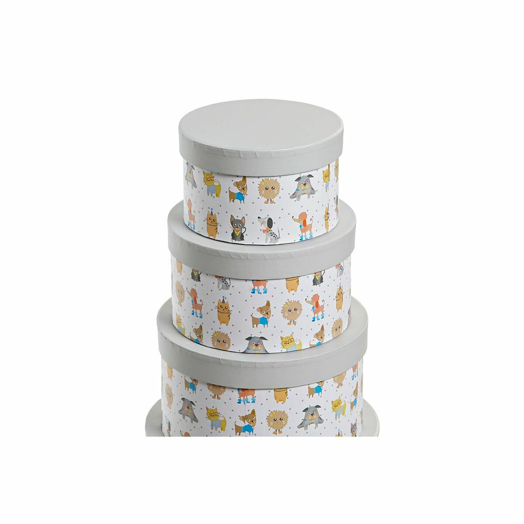 Set de 10 cajas multiusos infantiles de cartón, 37,5 cm — imagen 3