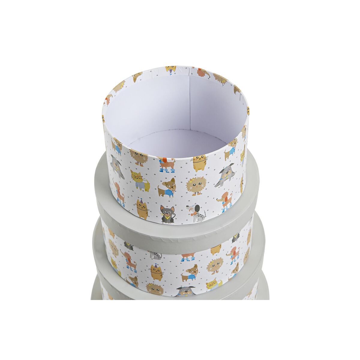Set de 10 cajas multiusos infantiles de cartón, 37,5 cm — imagen 2
